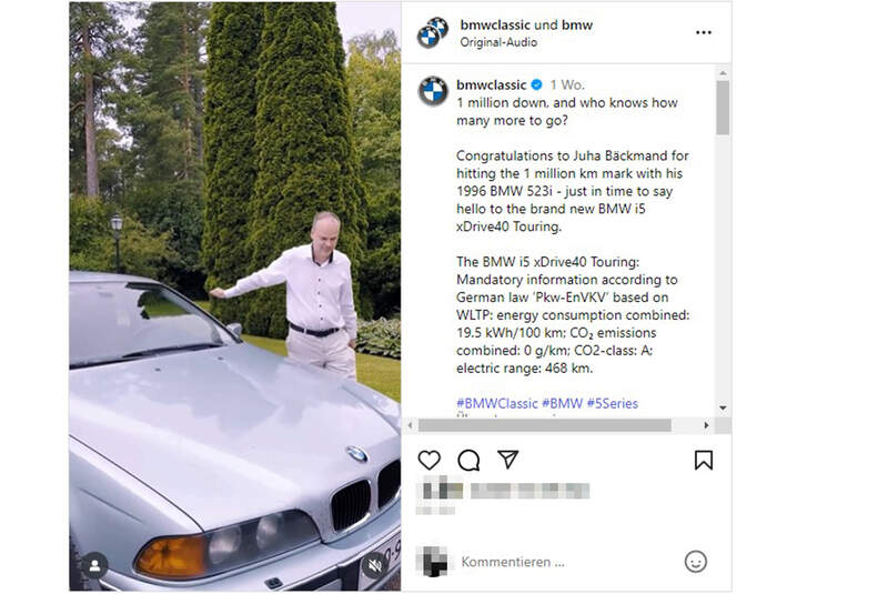 BMW E39 mit 1 Million Kilometer