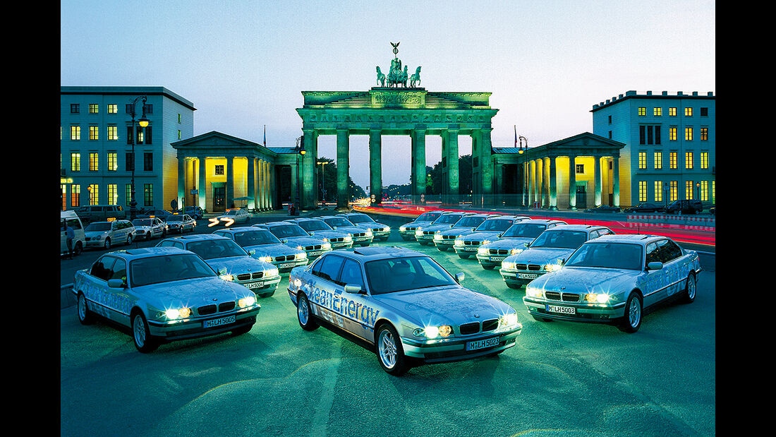 BMW Elektroautos, Ökoautos, BMW 750hL, Wasserstoff