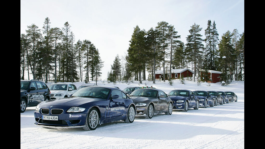 BMW Fahrertraining , Schnee