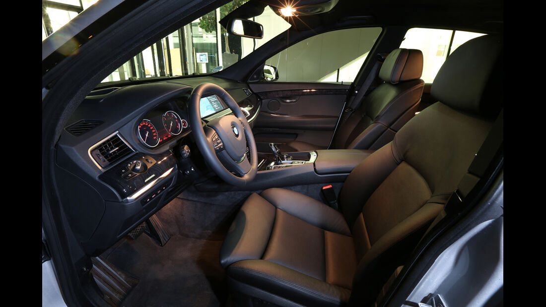 BMW Fünfer GT, Fahrersitz, Cockpit