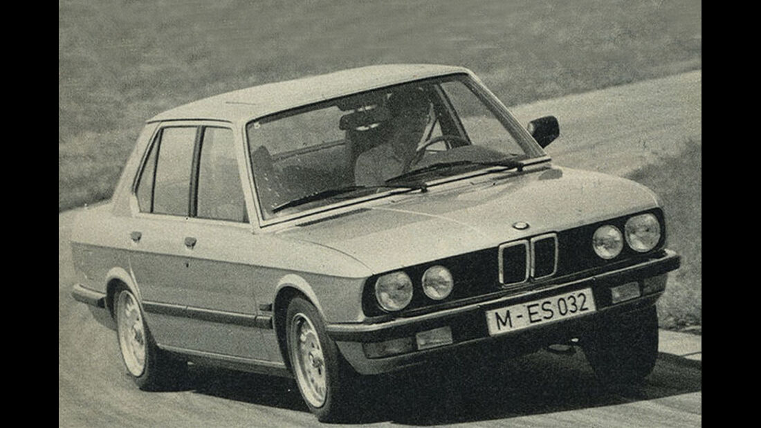 BMW, Fünfer, IAA 1981