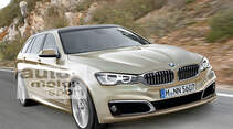 BMW Fünfer Touring, Frontansicht