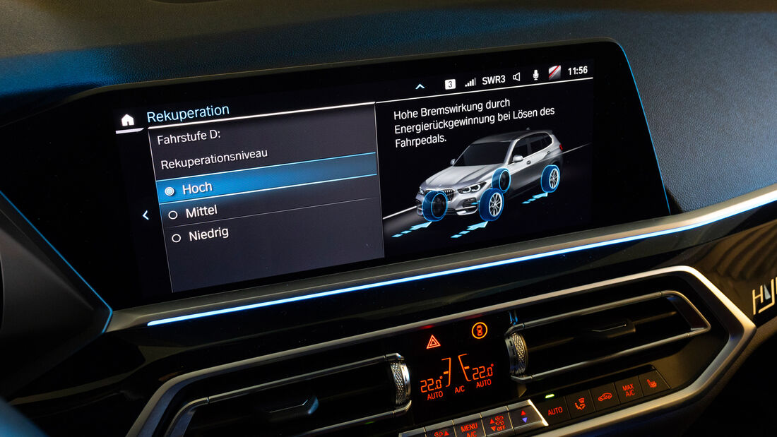 BMW IX5 Hydrogen, Infotainmentsystem