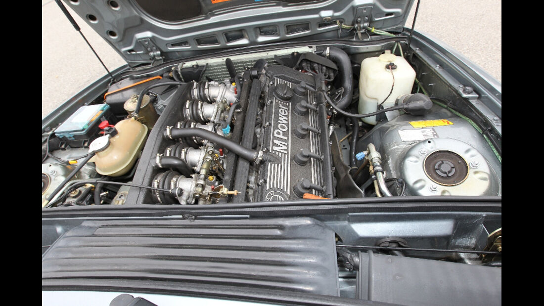 BMW M 635 CSi Typ E 24, Motorraum, Detail