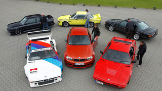 BMW M, alle Fahrzeuge, Gruppenbild