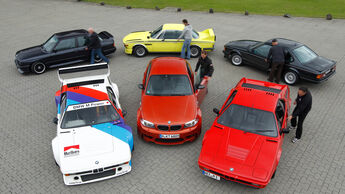 BMW M, alle Fahrzeuge, Gruppenbild