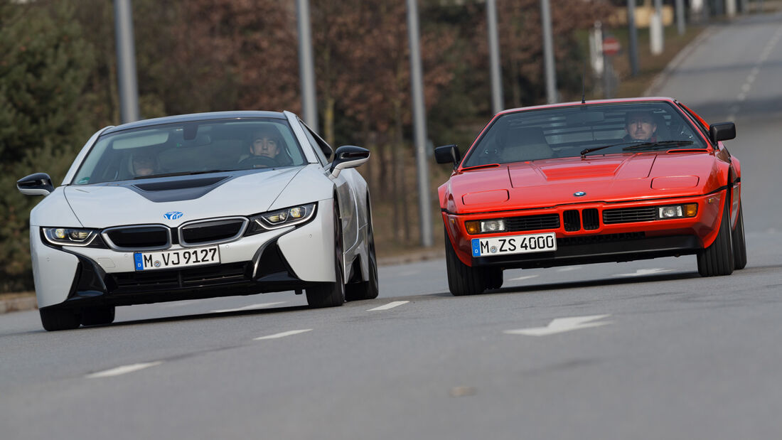 BMW M1, BMW i8, Frontansicht