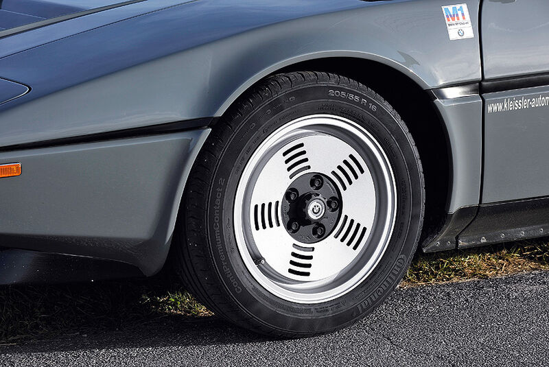 BMW M1, Rad, Reifen, Detail