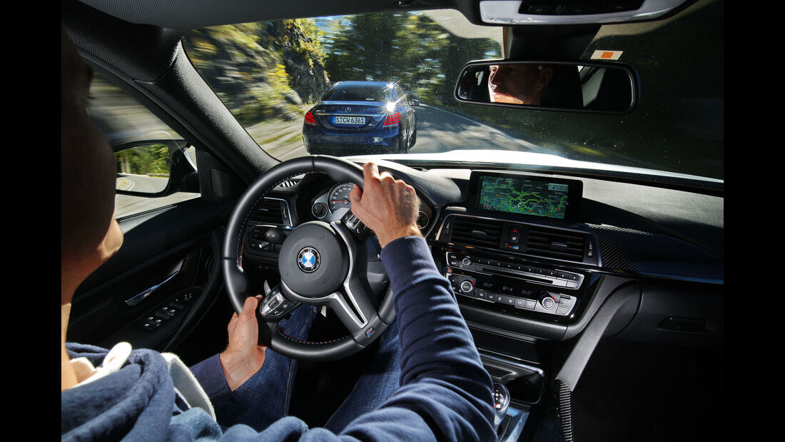BMW M3, Cockpit, Fahrersicht