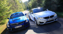 BMW M3 Competition, Cadillac ATS-V, Frontansicht