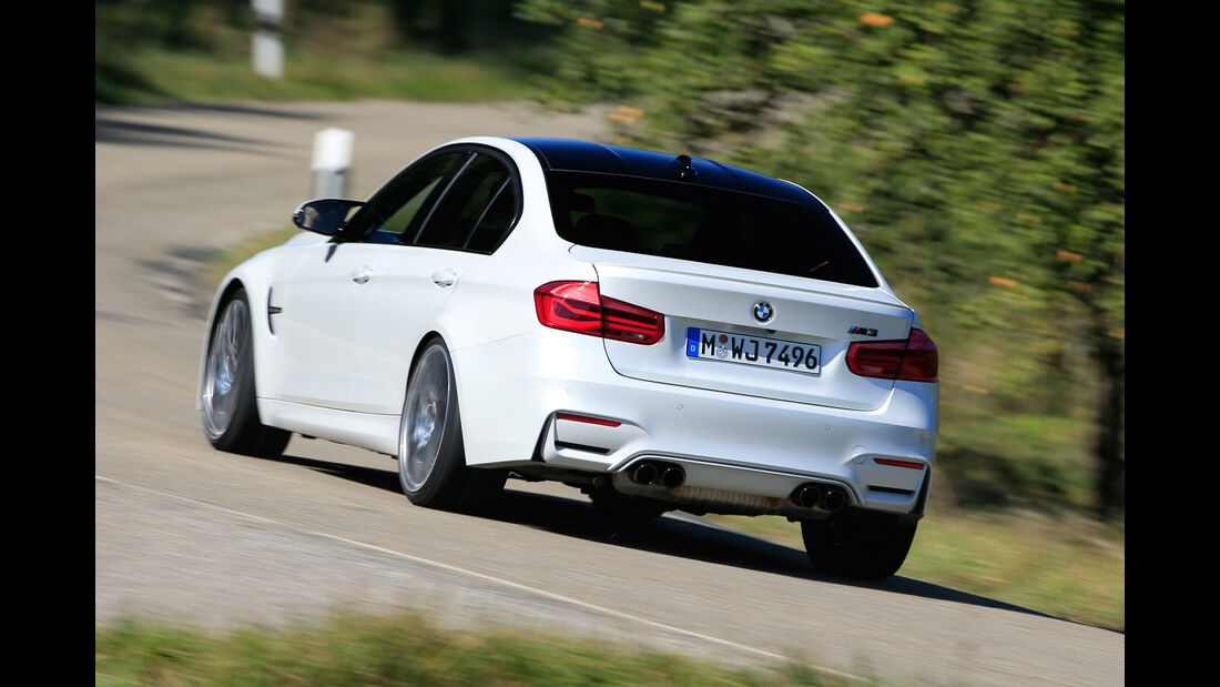 BMW M3 Competition, Heckansicht