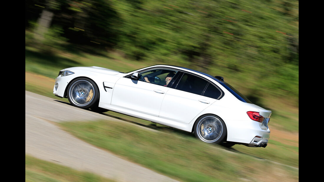 BMW M3 Competition, Seitenansicht