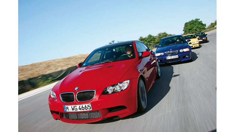 Bmw M3 Im Supertest Die Fantastischen Vier Bmw M3 Generationen Auto Motor Und Sport