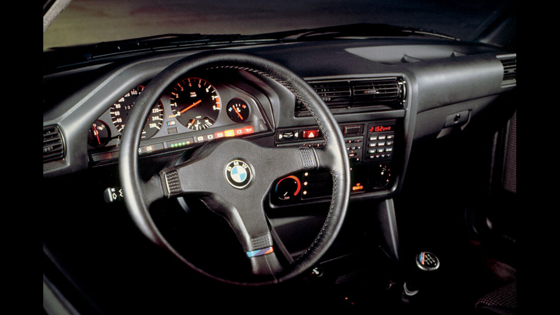 BMW M3, E30, Cockpit, Lenkrad