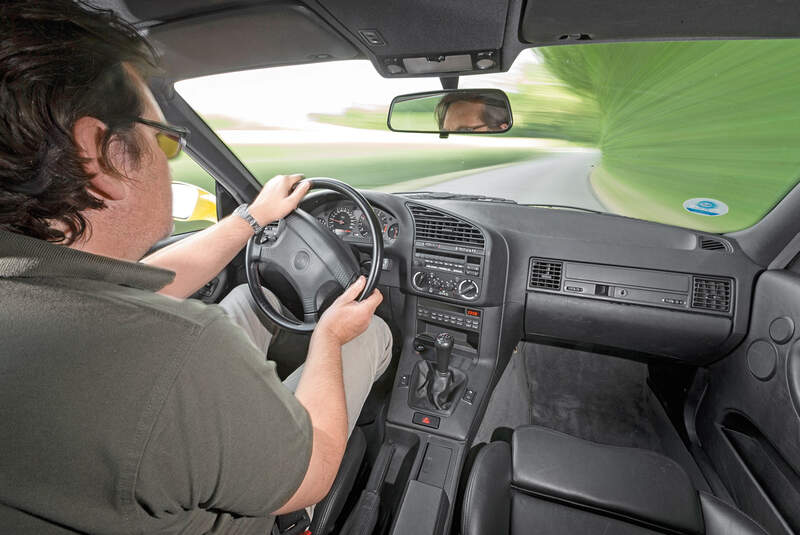 BMW M3 (E36), Cockpit, Fahrersicht