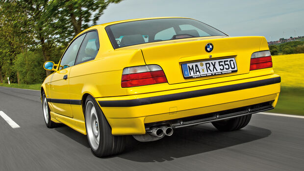 BMW M3 E36, Heckansicht