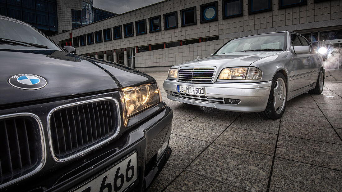 BMW M3 (E36) Limousine Mercedes C36 AMG (W202)