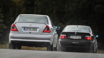 BMW M3 (E36) Limousine Mercedes C36 AMG (W202)