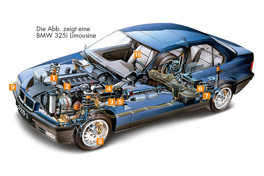 BMW M3 E36, Schwachstellen, Igelbild