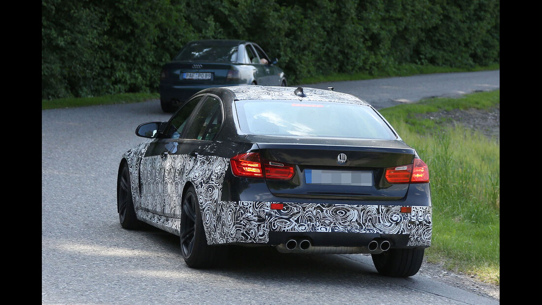 BMW M3 Erlkönig Carbondach