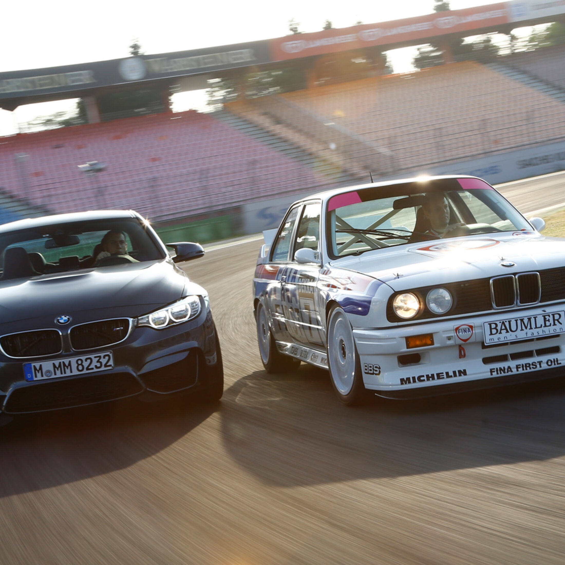 BMW M3 (F80) und M3 (E30) DTM im Test