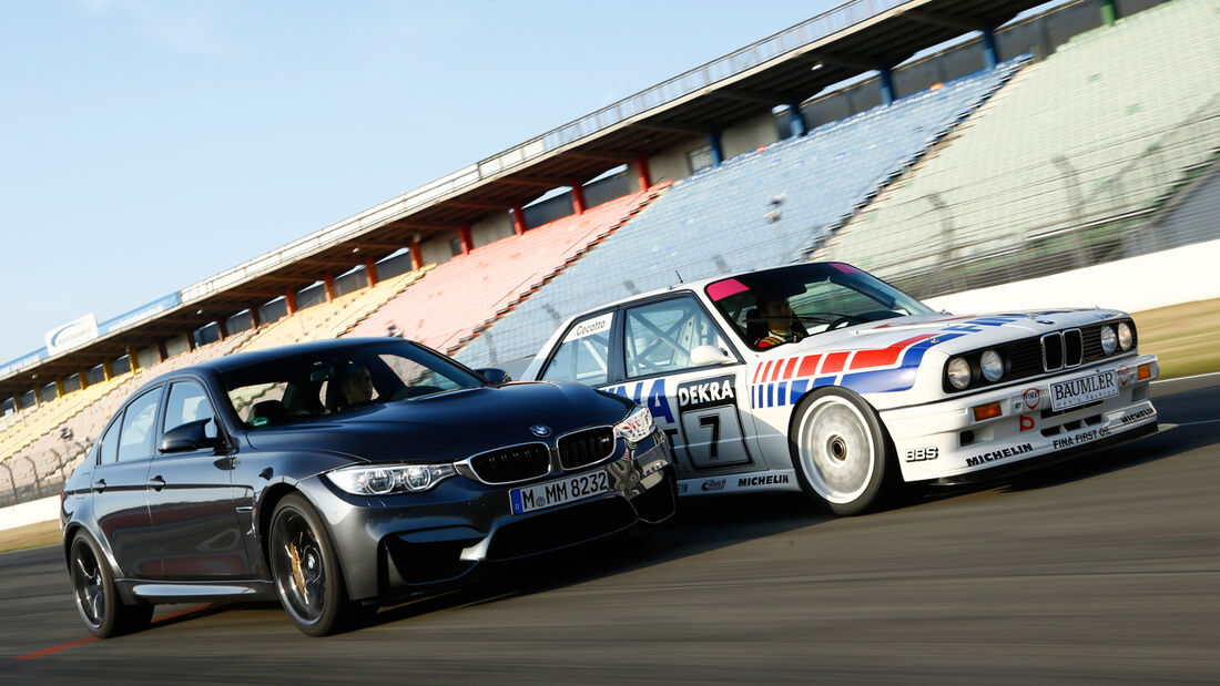 BMW M3 F80, BMW M3 E30 DTM, Seitenansicht