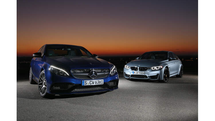 Bmw M3 Gegen Mercedes Amg C 63 Im Vergleichstest Auto Motor Und Sport