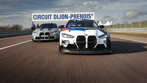 BMW M4 CSL gegen GT4, Rennstrecken-Vergleich