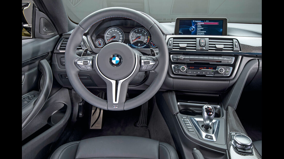 BMW M4, Cockpit, Lenkrad