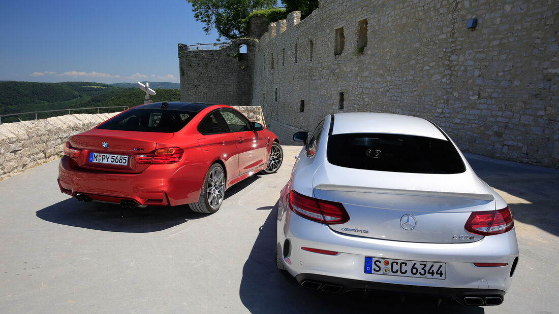 BMW M4 Competition, Mercedes-AMG C63 S Coupé