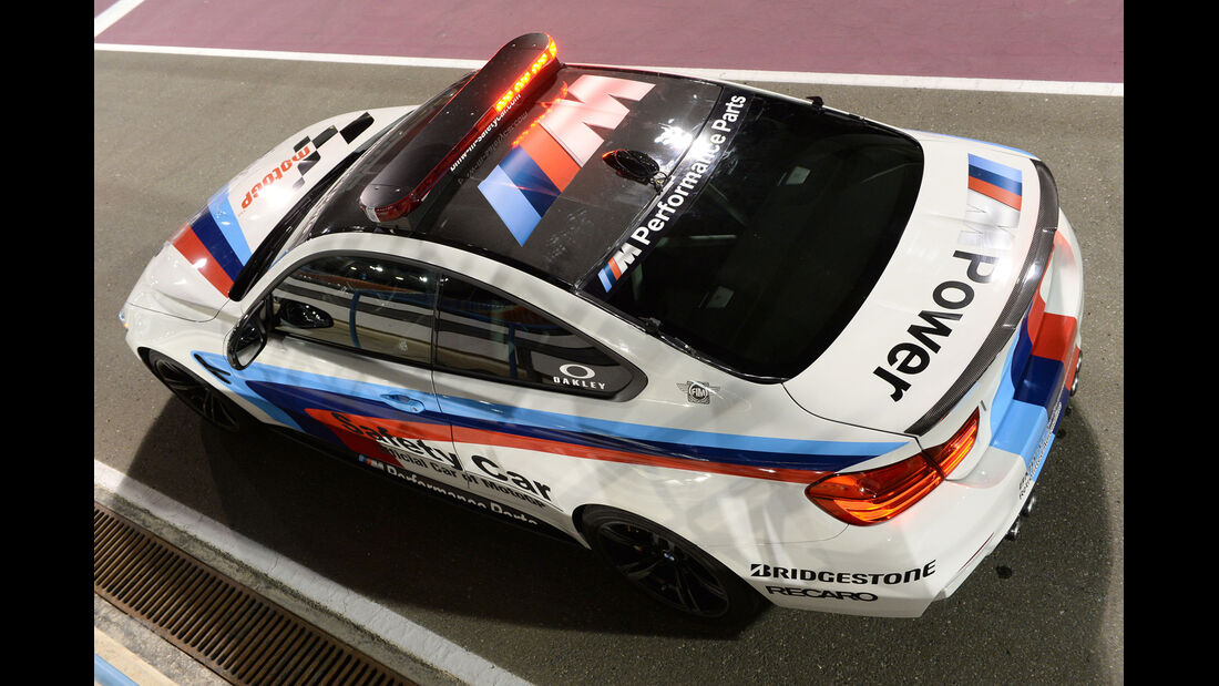 BMW M4 Coupé Safety Car, Draufsicht