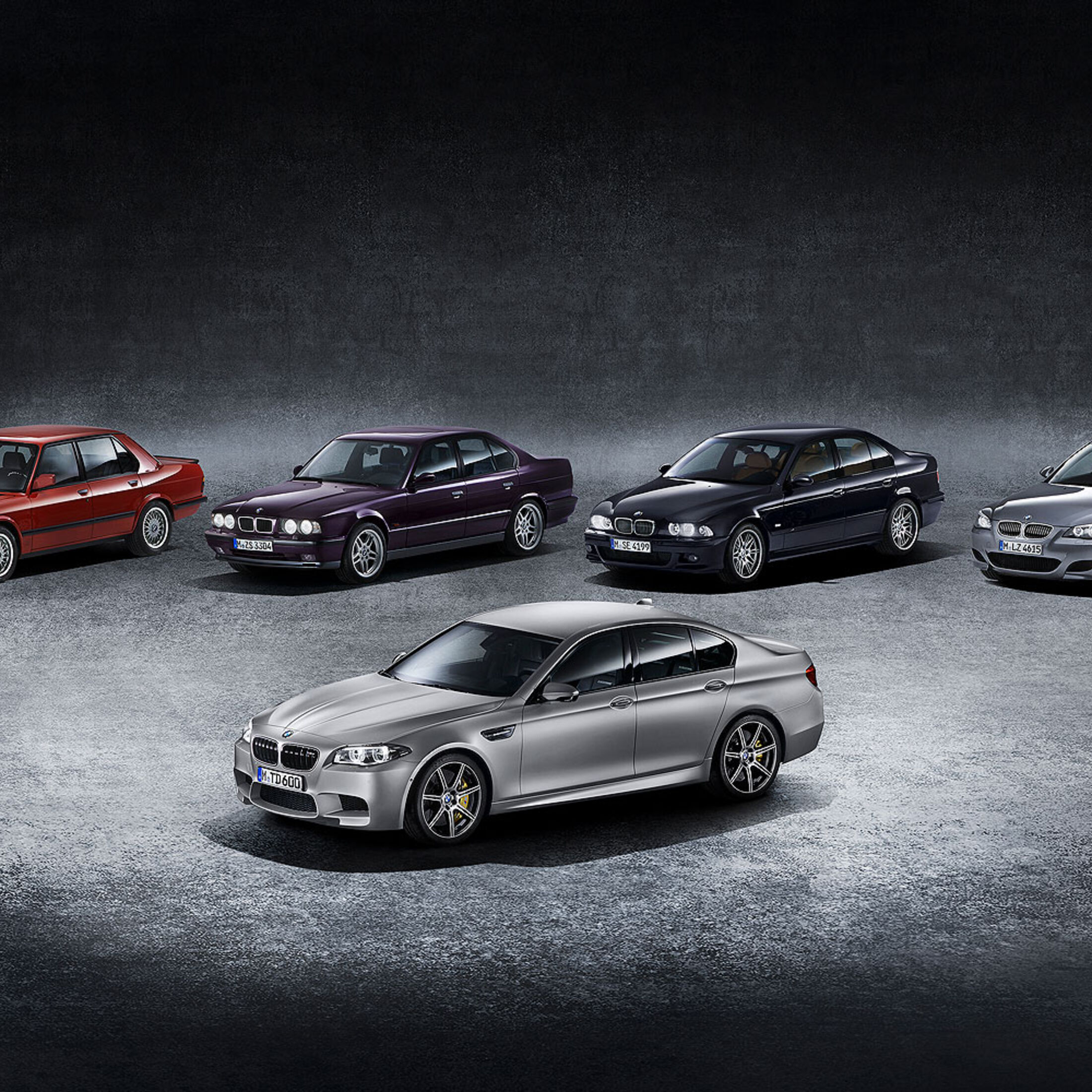 Alle Generationen BMW M5: E28, E34, E39, E60, F10