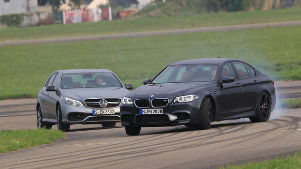 BMW M5 Competition, Mercedes-AMG E63 S, Frontansicht