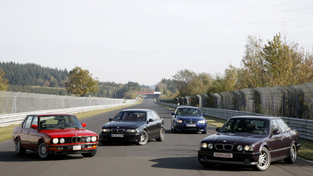 BMW M5 E28, BMW M5 E34, BMW M5 E39, BMW M5 E60