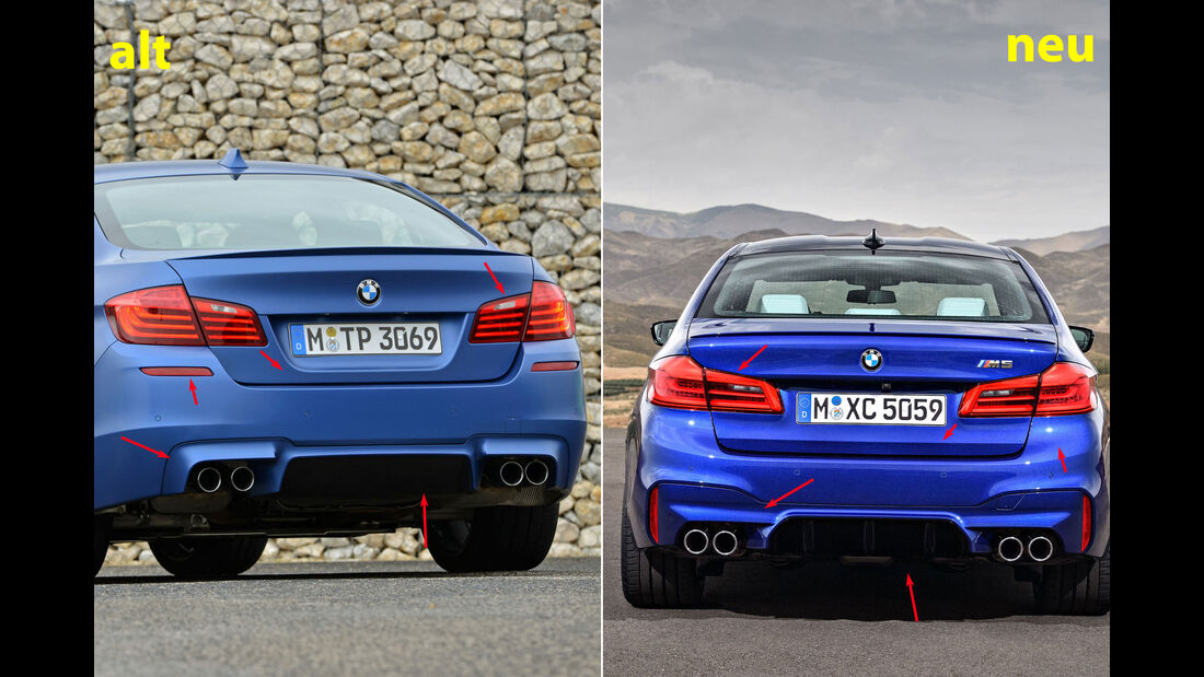 BMW M5 F10 (Competition Paket / 2013) - BMW M5 F90 - Vergleich