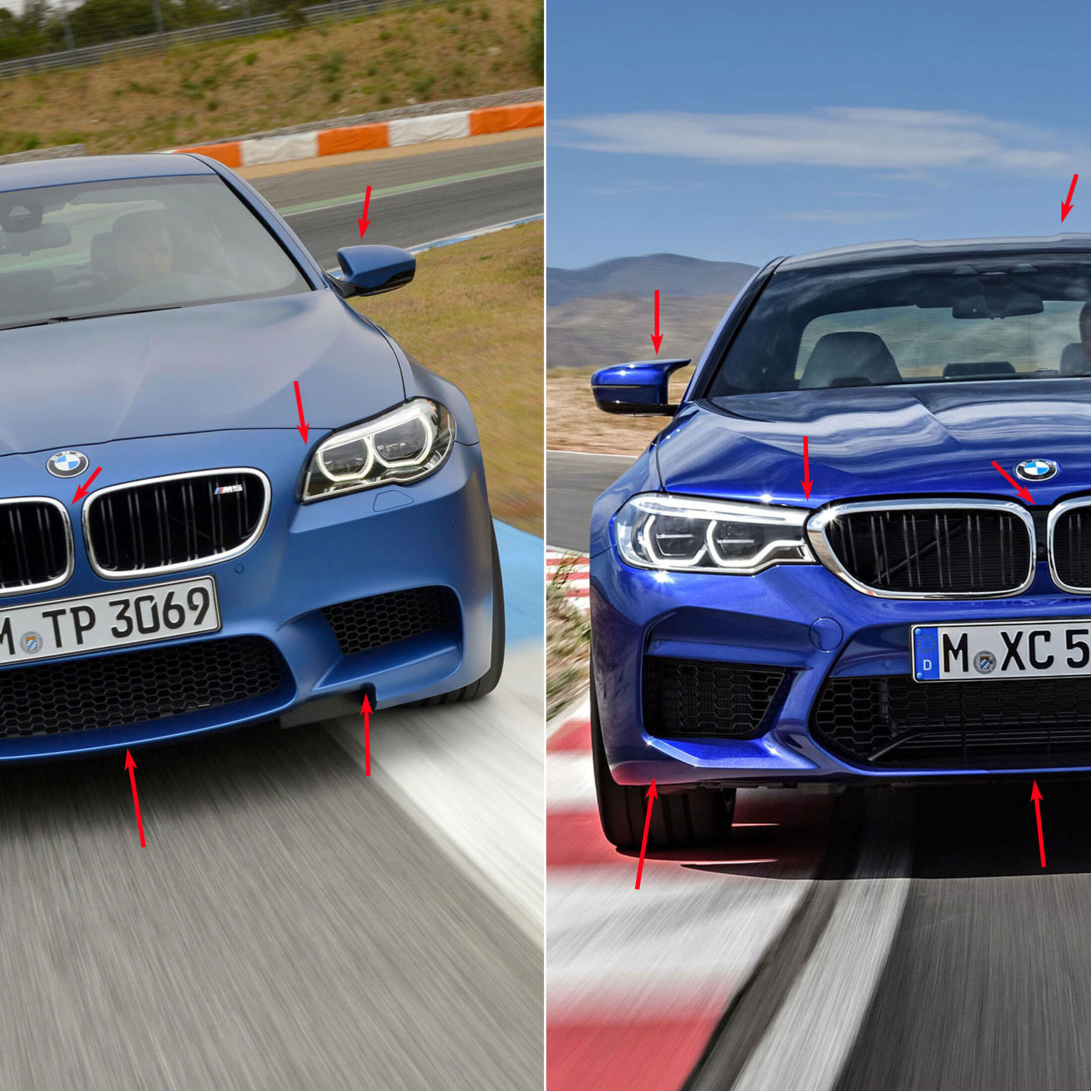 BMW M5 alt gegen neu: Unterschiede F90 und F10