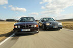 BMW M5, Mercedes-Benz E 500, Frontansicht