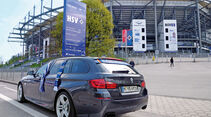BMW M550d xDrive Touring, Heckansicht