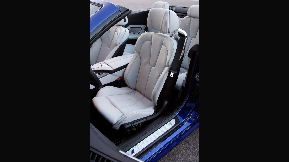 BMW M6 Cabrio, Fahrersitz