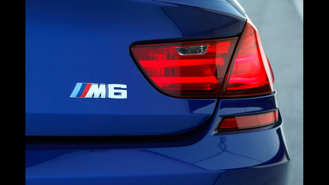 BMW M6 Cabrio, Heckleuchte, Typenbezeichnung