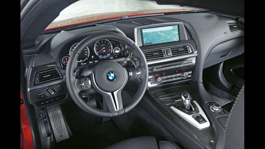 BMW M6 Coupé, Cockpit, Lenkrad