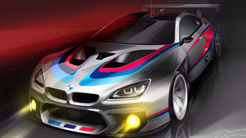 BMW M6 GT3 Rennwagen