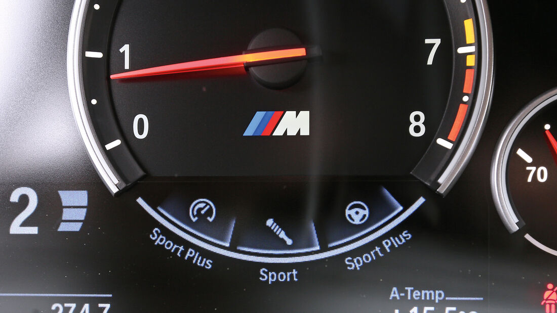 BMW M6 Gran Coupé, Drehzahlmesser