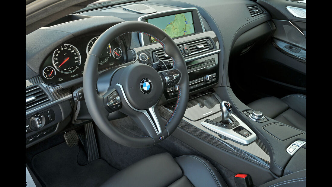 BMW M6, Lenkrad, Cockpit