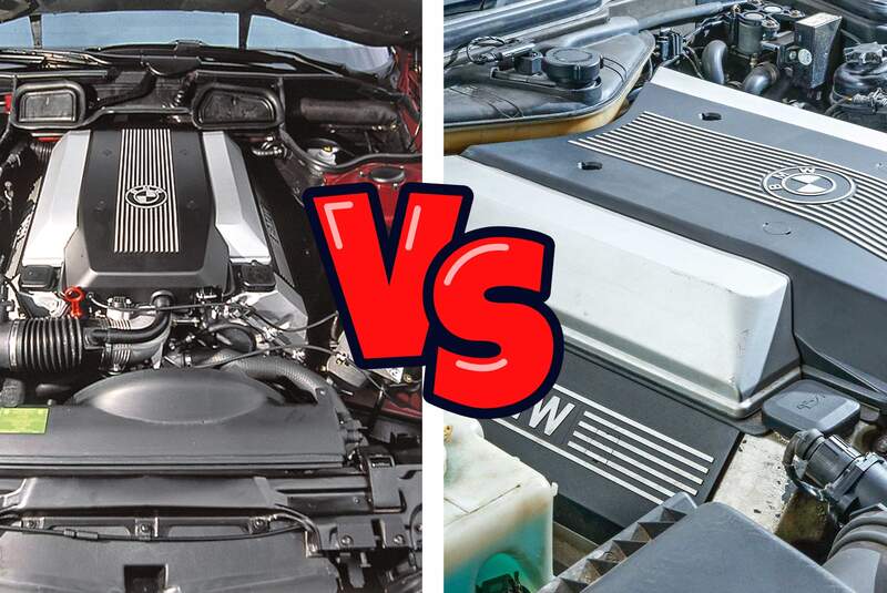 BMW M60 Motor im Vergleich mit dem M62-Motor