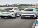 BMW M8 Gran Coupe, Porsche Taycan Turbo, Exterieur