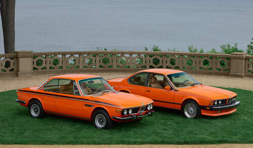 BMW, Monterey Car Week 2026, BMW 3.0 CSi (Baureihe E9), BMW M6 (Baureihe E24), Inka Orange von Kith