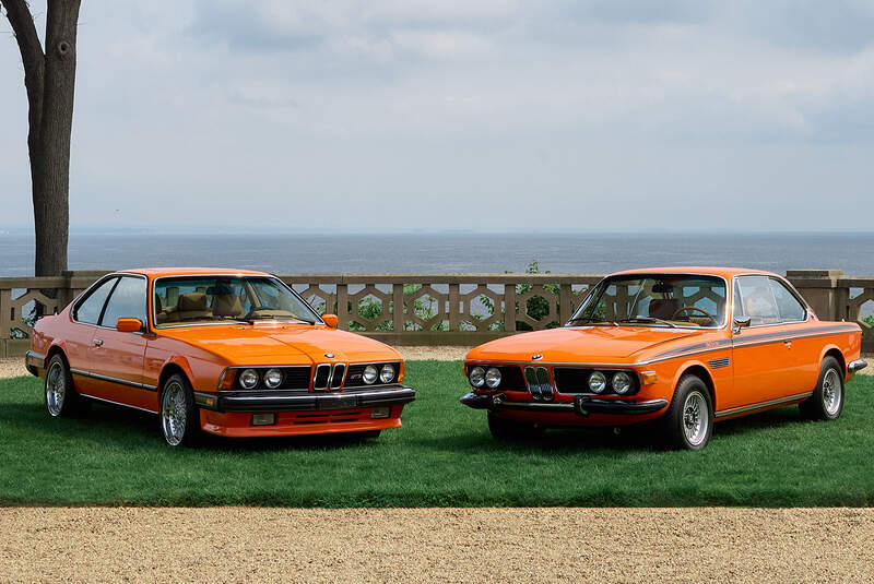 BMW, Monterey Car Week 2026, BMW 3.0 CSi (Baureihe E9), BMW M6 (Baureihe E24), Inka Orange von Kith