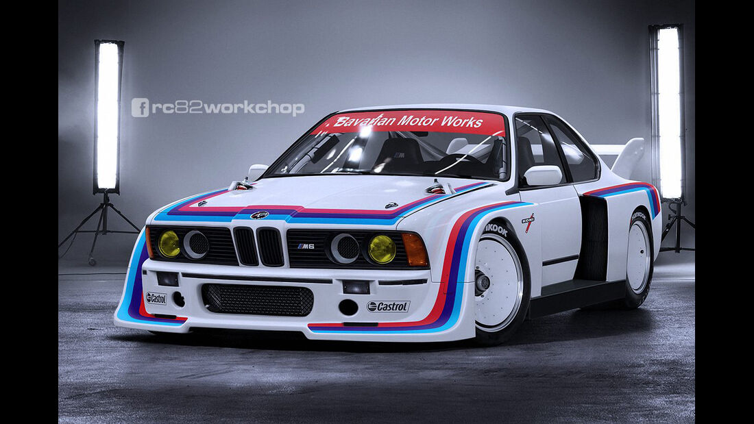 BMW Motorsport M6 E24 - Photoshop