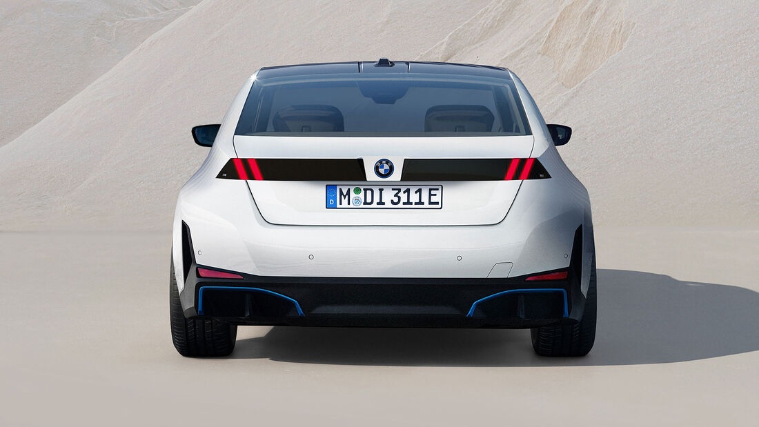 BMW Neue Klasse Elektro-Limousine 2025 Retusche Rendering